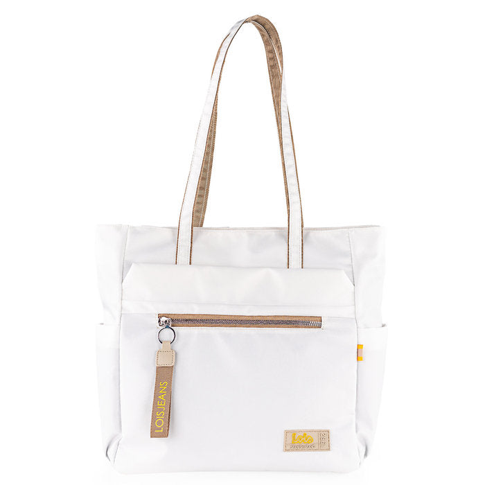 BOLSO SHOPPER AYLMER BLANCO 13X37X30 | ARSAMAR ENTERPRISE | 1 UNIDAD | 8435583589666 Imagen principal del producto