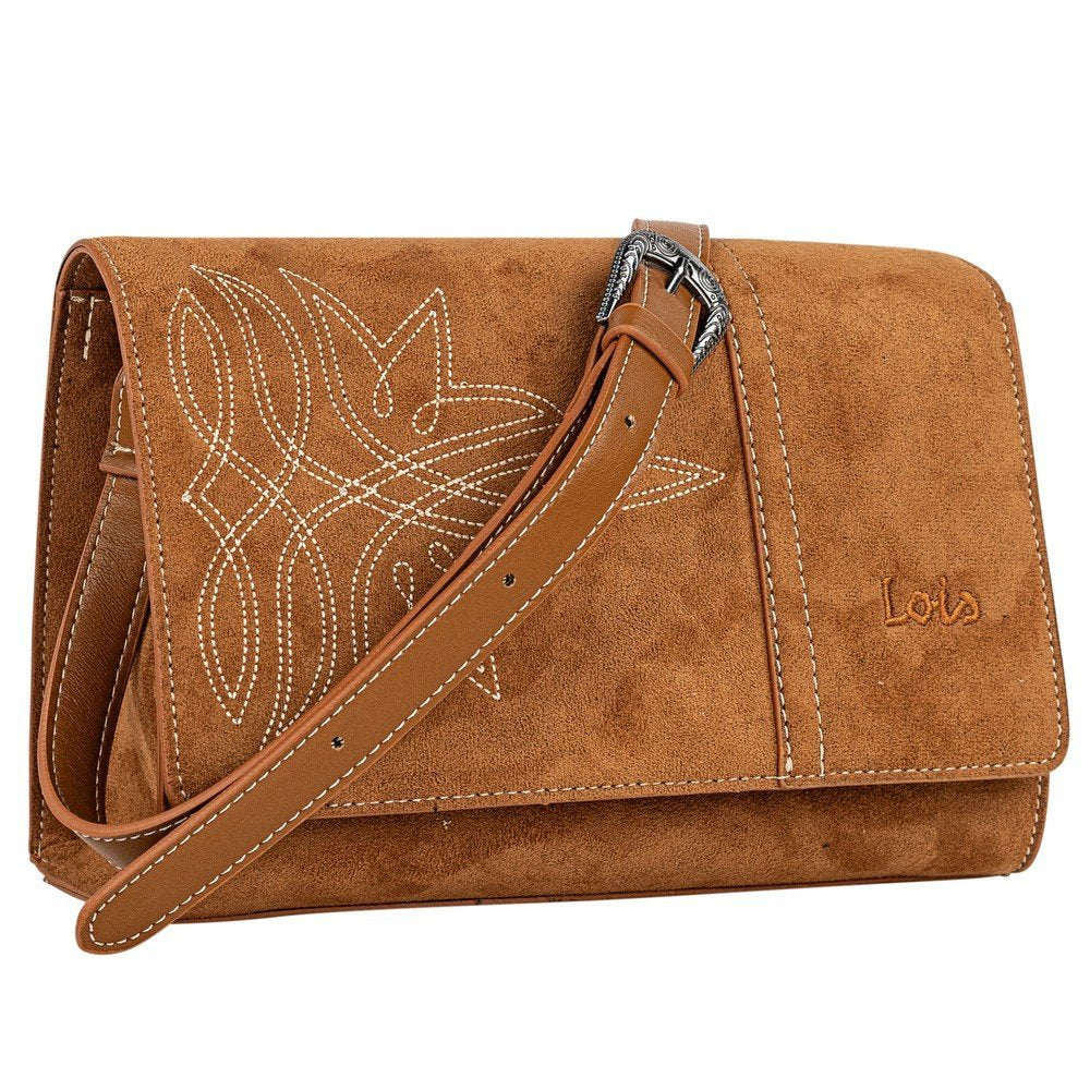 BOLSO BANDOLERA CON SOLAPA DEERFIELD MARRON | ARSAMAR ENTERPRISE | 1 UNIDAD | 8435583594806