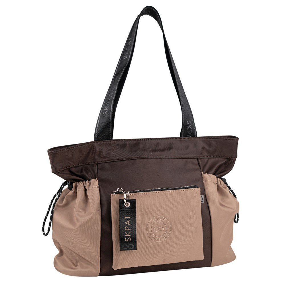 BOLSO SHOPPER CON BANDOLERA MERSEY MARRON | ARSAMAR ENTERPRISE | 1 UNIDAD | 8435583595100 Imagen principal del producto