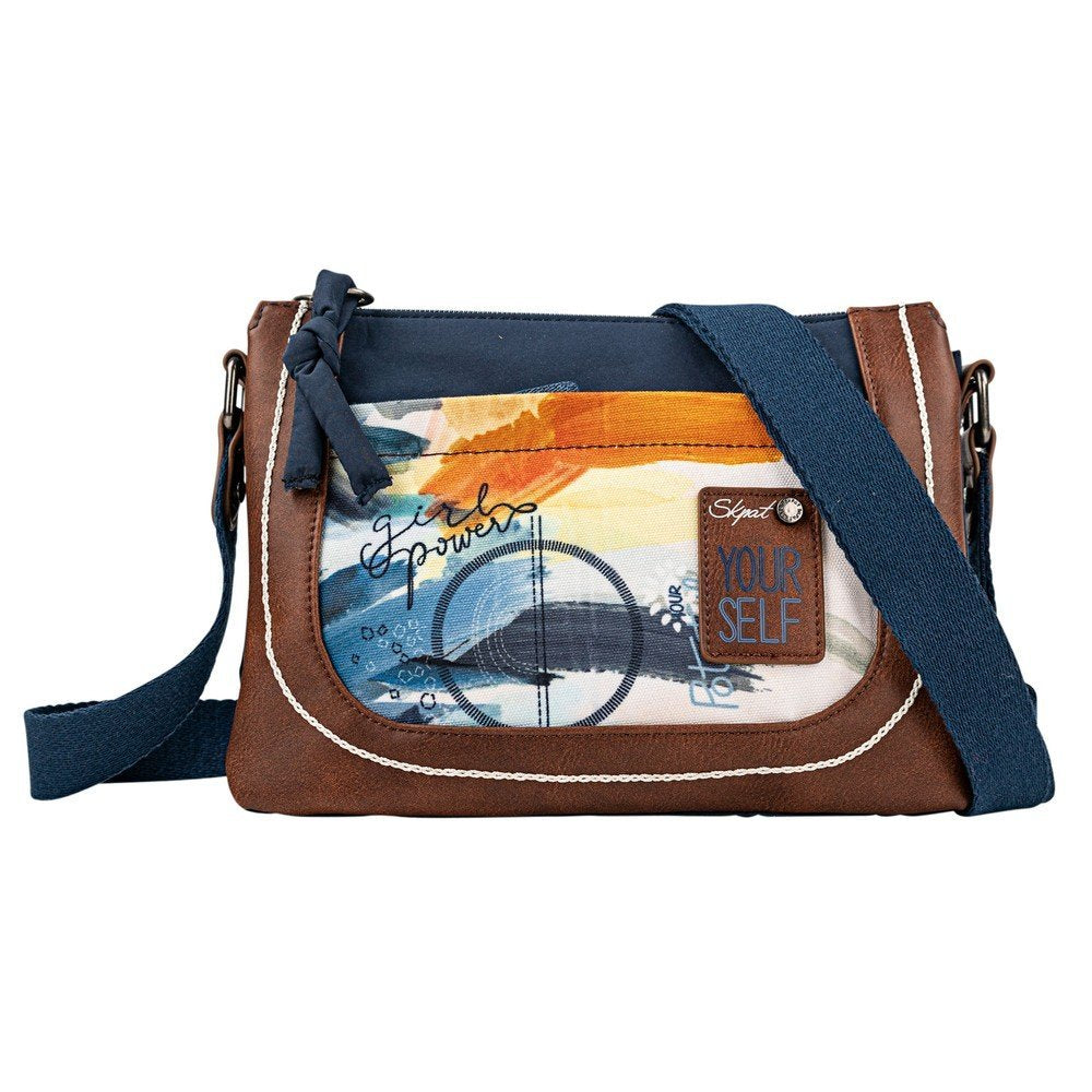 Bolso bandolera Sirmione azul 25 x 18 cm Marino Papelería del Paseo