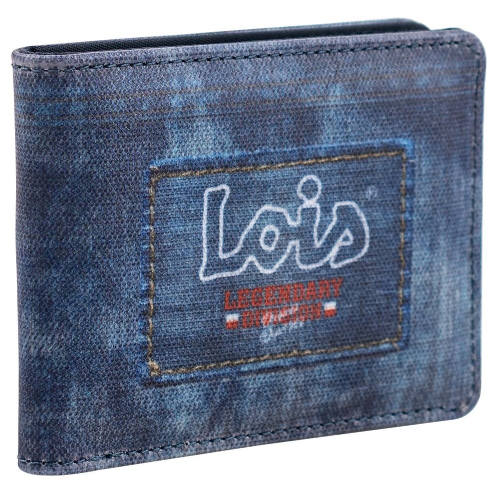 Cartera lona Rundle Lois azul horizontal denim ARSAMAR ENTERPRISE