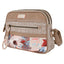 Bolso bandolera redondo Rafia polipiel Leyre Taupe ARSAMAR ENTERPRISE