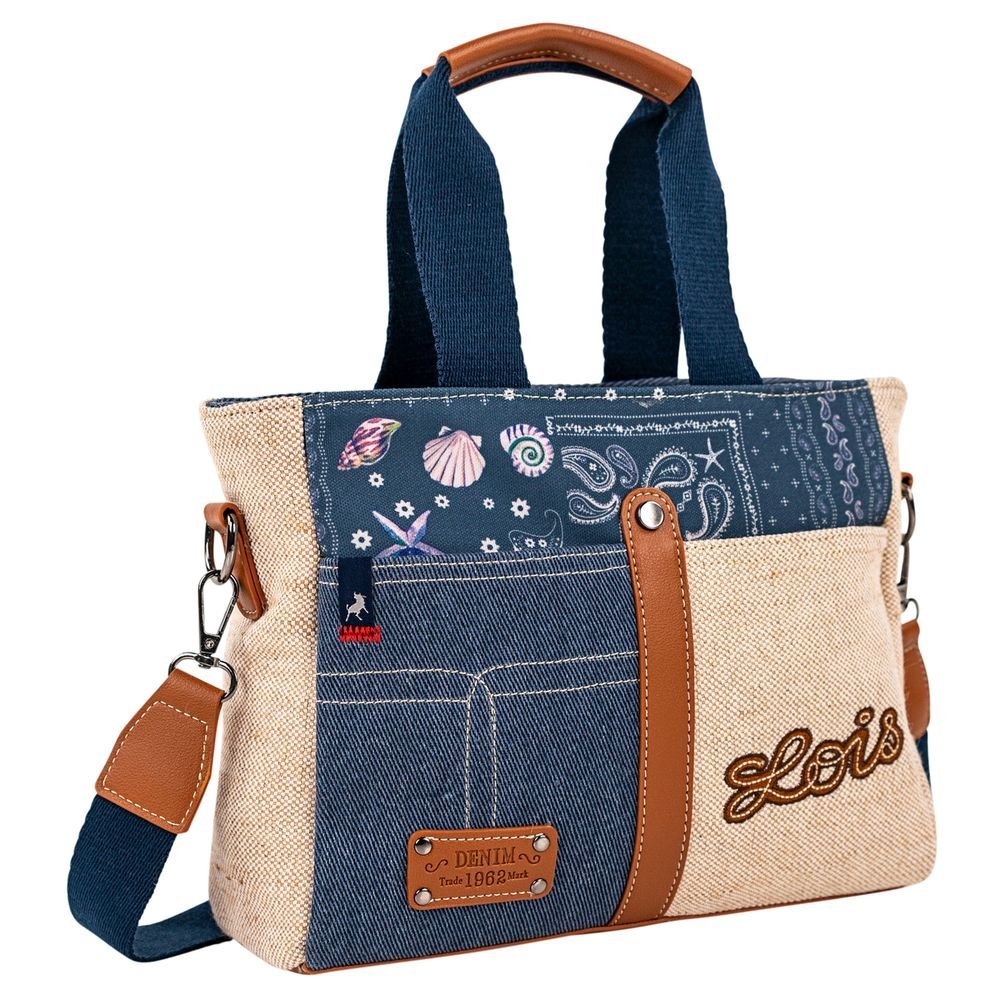Bolso bandolera shopper lona-denim-polipiel Aveyron Lois ARSAMAR ENTERPRISE Imagen principal del producto