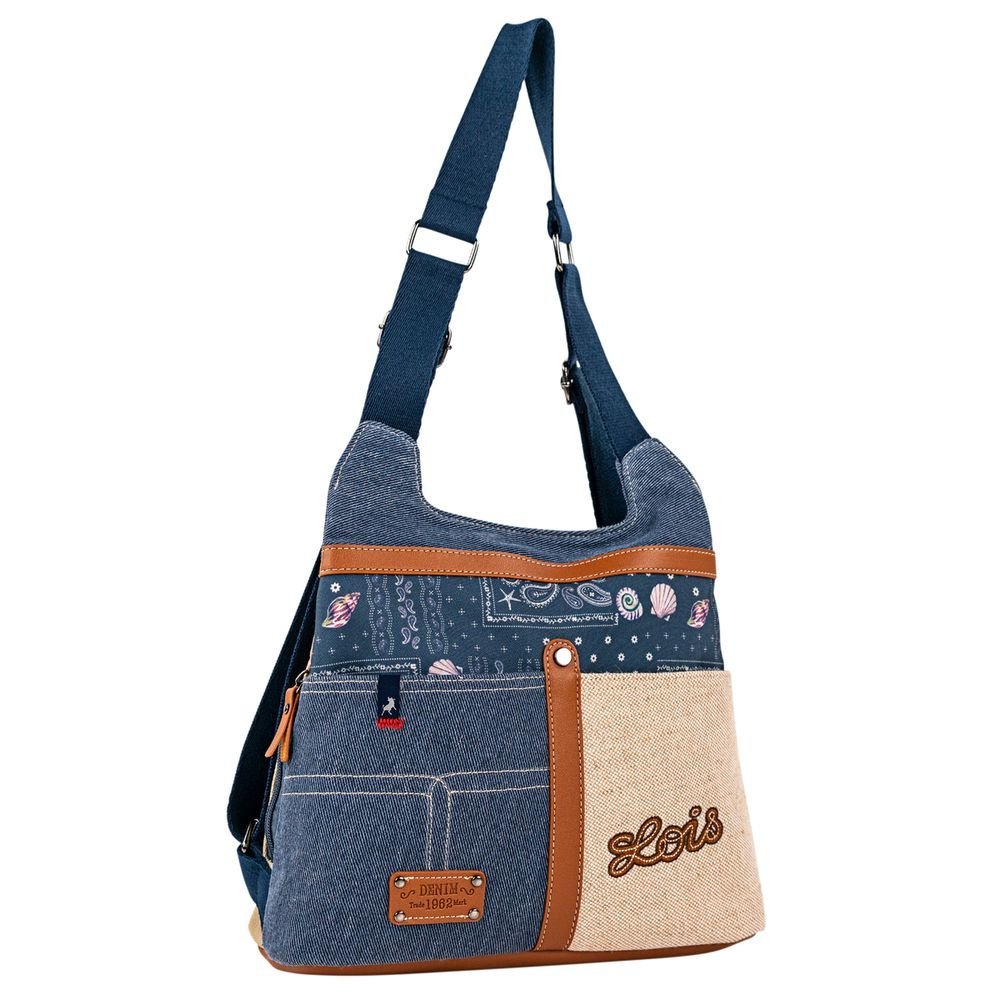 Mochila Antirrobo lona denim polipiel Aveyron Lois Marino ARSAMAR ENTERPRISE Imagen principal del producto