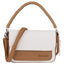 Bolso bandolera de polipiel Shavanna Lois marrón y blanco marca Arsamara