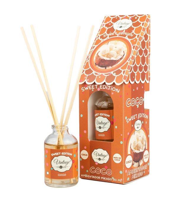 MIKADO VINTAGE HOME 30ML COCO SWEET | NATUAROMATIC GEL | 1 UNIDAD | 8435586106600 Imagen principal del producto
