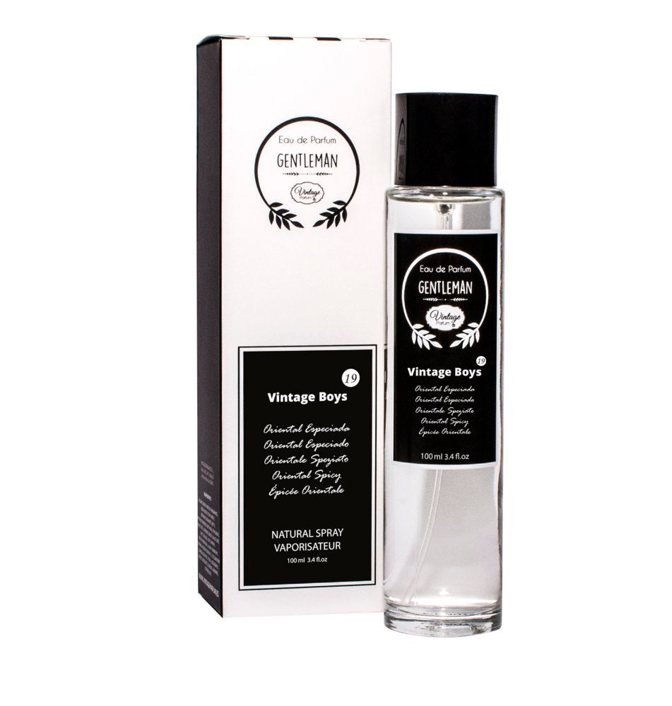 PERFUME MASCULINO 100ML VINTAGE 019 | NATUAROMATIC GEL | 1 UNIDAD | 8435586106877 Imagen principal del producto