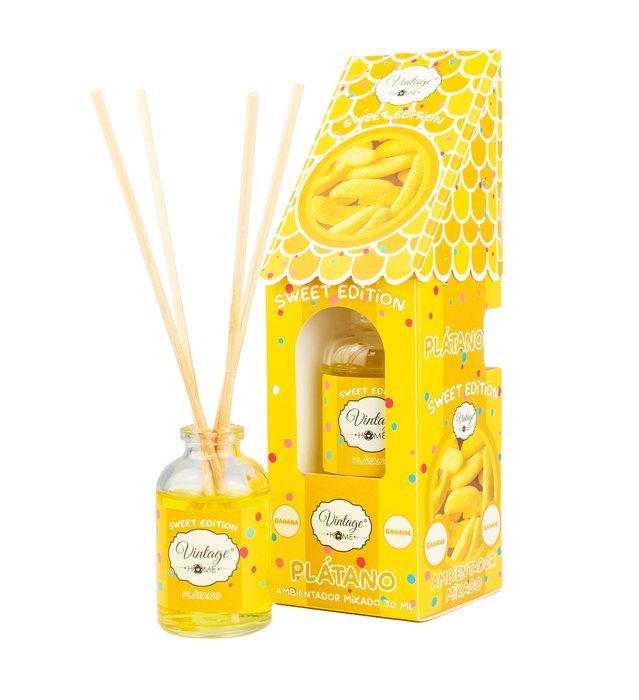 MIKADO VINTAGE HOME 30ML PLATANO SWEET | NATUAROMATIC GEL | ENVASE 6 UDS. UNIDAD | 8435586107133 Imagen principal del producto