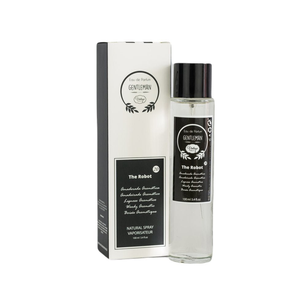 PERFUME MASCULINO 100ML VINTAGE 020 | NATUAROMATIC GEL | 1 UNIDAD | 8435586107485 Imagen principal del producto