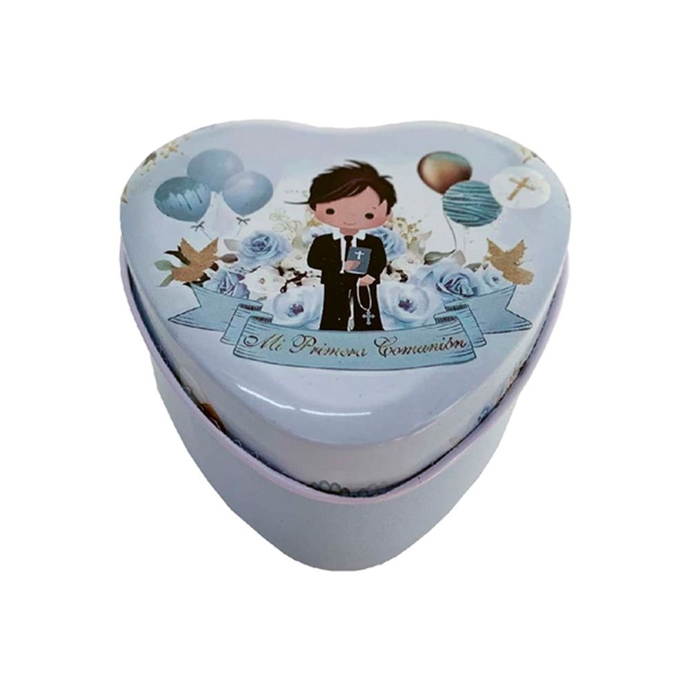 Caja Comunion Niño Globos 7x7x3,8 cm ARGUVAL COMUNION