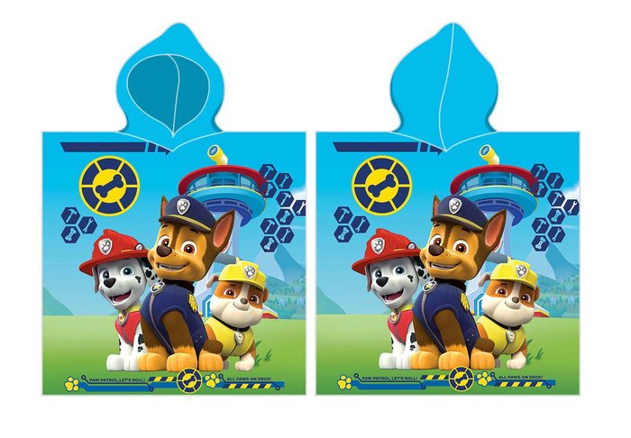 Poncho de Microfibra Paw Patrol Funday SAFTA 50x100cm Imagen principal del producto