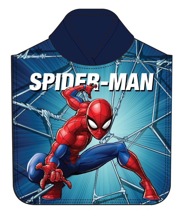 Poncho de Algodón Spiderman Hero 50x100cm SAFTA