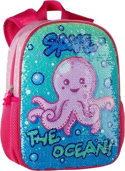 Mochila preescolar Pulpito Save The Ocean ToyBags