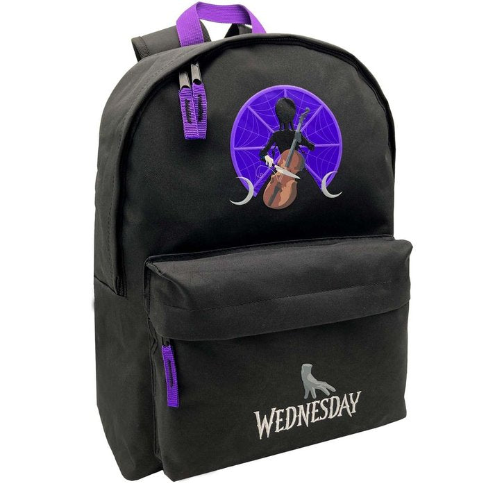 MOCHILA ESCOLAR WEDNESDAY MIERCOLES ADDAMS | TOYBAGS Imagen principal del producto