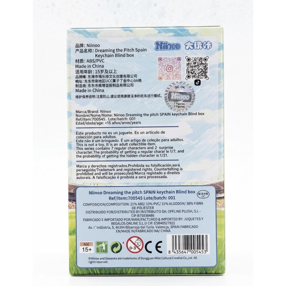 Expositor 6 Blind Box Niinoo Dreaming Fútbol Selección Esp