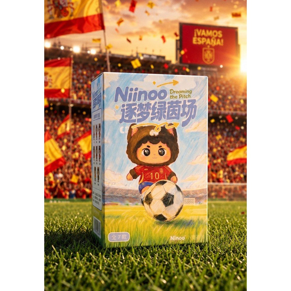 Expositor 6 Blind Box Niinoo Dreaming Fútbol Selección Esp