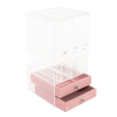 JOYERO 2 CAJONES ROSA | DCASA | 1 UNIDAD | 8435683236033