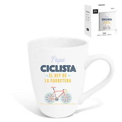 TAZA 344ML PAPA CICLISTA | DCASA | 1 UNIDAD | 8435683238549
