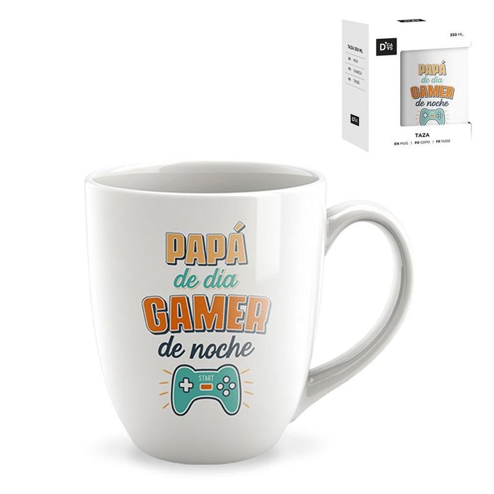 Taza 344ml Papa Gamer DCASA