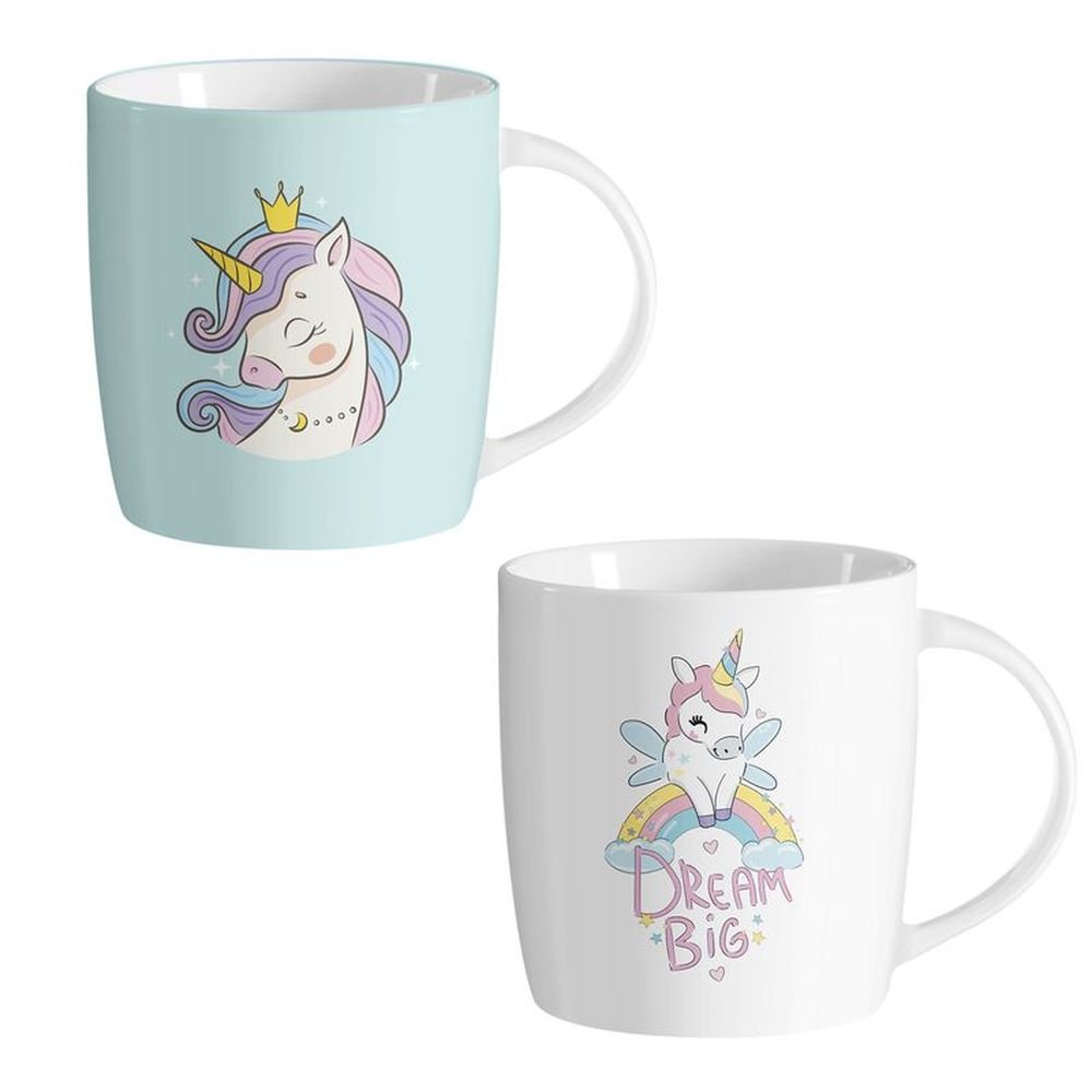 TAZA 350ML UNICORNIOS SURTIDOS | DCASA | 1 UNIDAD | 8435683264722 Imagen principal del producto