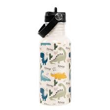 BOTELLA DE ALLUMINIO 600ML DINOSAURIOS | DCASA | 1 UNIDAD | 8435683276787