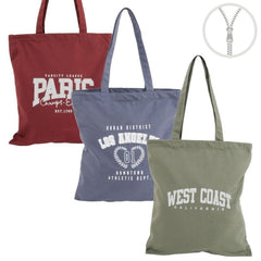 BOLSA CREMALLERA COLLEGE SURTIDO | DCASA | 1 UNIDAD | 8435683278071