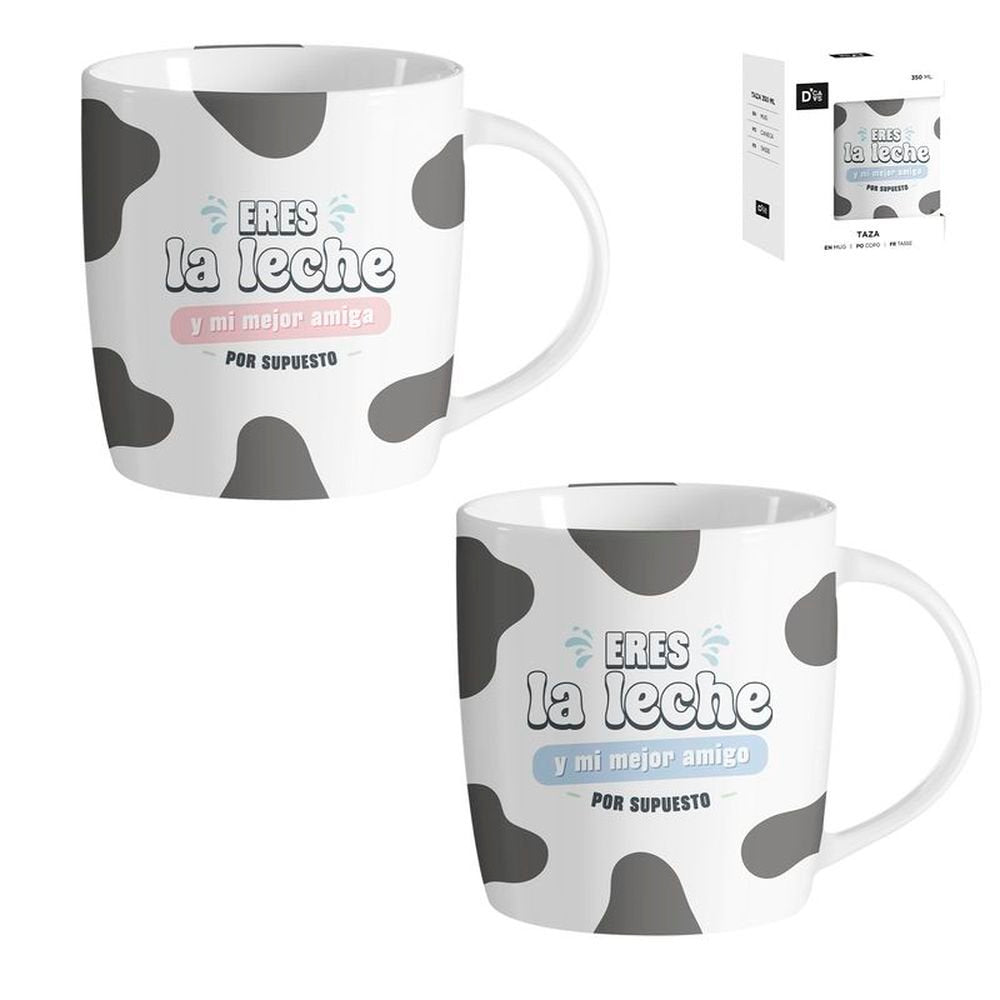Taza 350ml Eres la Leche Surtidas DCASA Imagen principal del producto