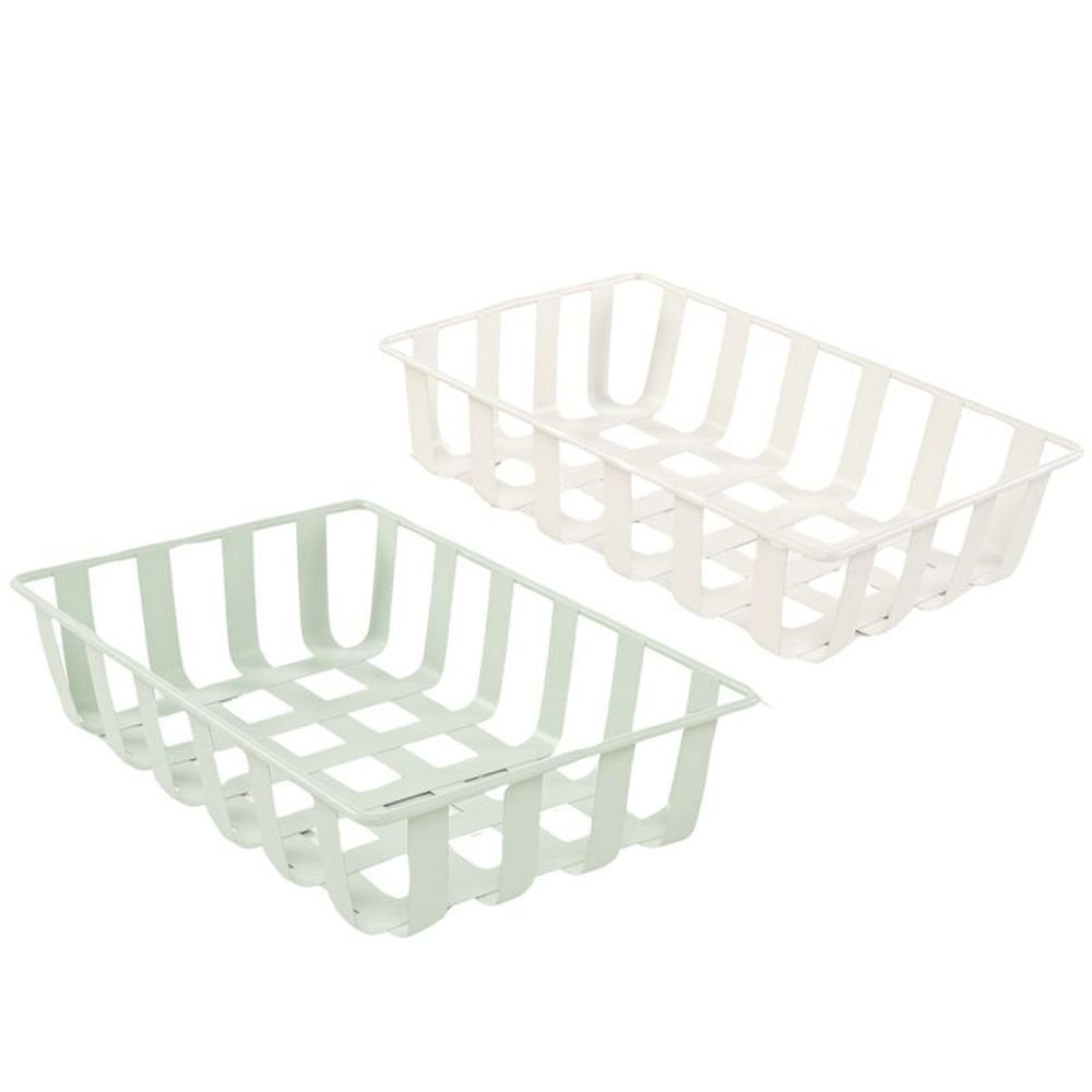 Cesta metal colores surtidos 25 x 25 x 7 cm DCASA Imagen principal del producto