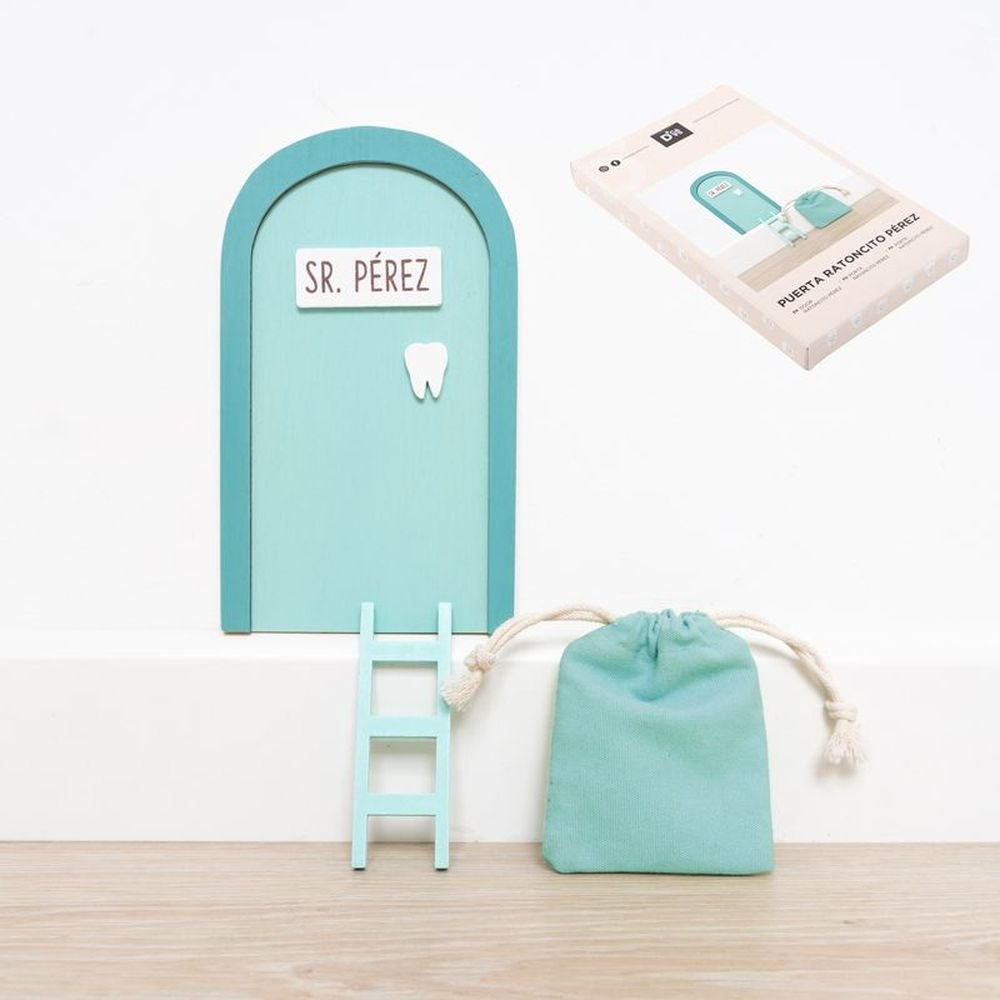 Puerta Ratoncito Perez Azul Marca DCASA