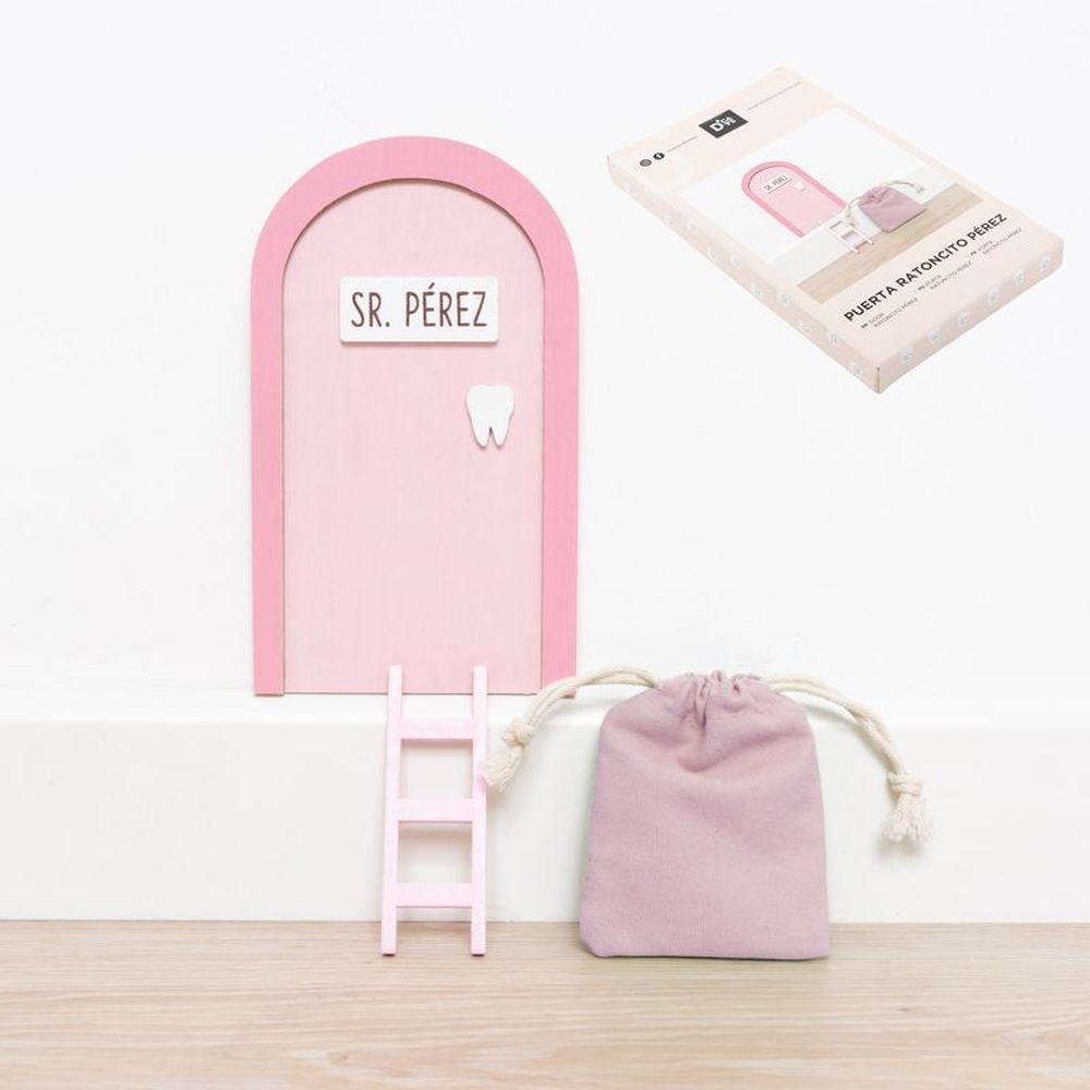 Puerta Ratón Pérez Rosa Marca DCASA Imagen principal del producto
