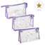 NECESER TRANSPARENTE GLITTER SURTIDOS | DCASA