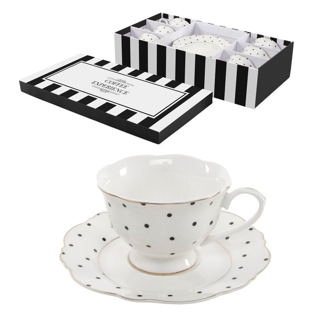 Juego Cafe 6x200 ml Excellence Topos Marca DCASA Imagen principal del producto