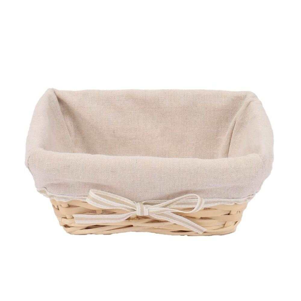 CESTA RECTANGULAR MIMBRE | DCASA | 1 UNIDAD | 8435683285963 Imagen principal del producto