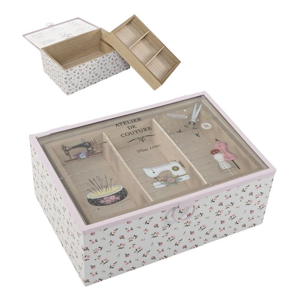 Caja Costurero 3 Dptos. 2 Niveles DCASA Imagen principal del producto
