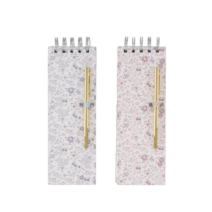 Libreta notas con boli flores surtidos DCASA