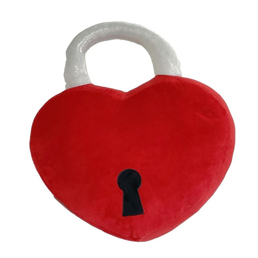 Cojin Forma Corazón Candado DCASA