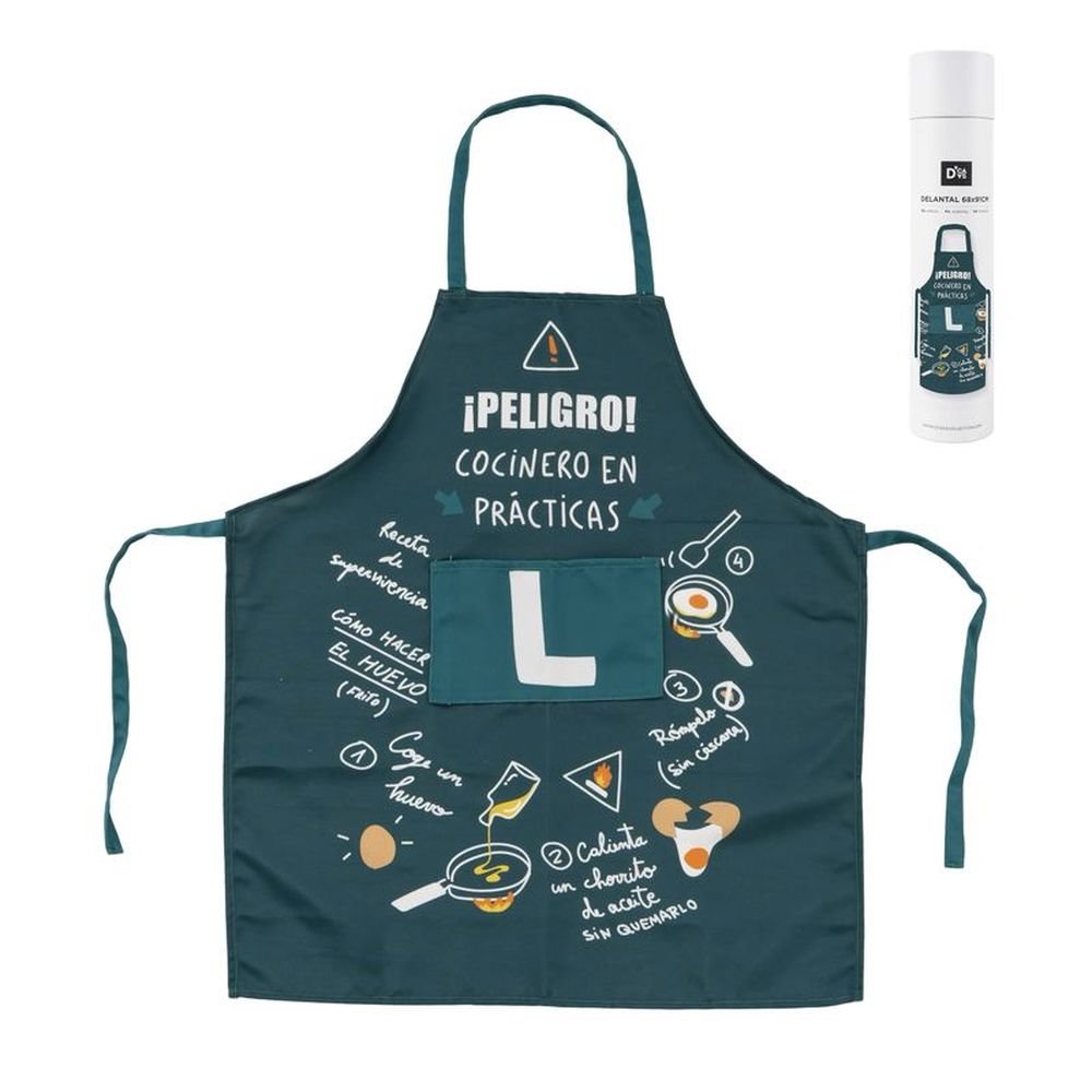 Delantal Cocinero en Practicas Marca DCASA Imagen principal del producto