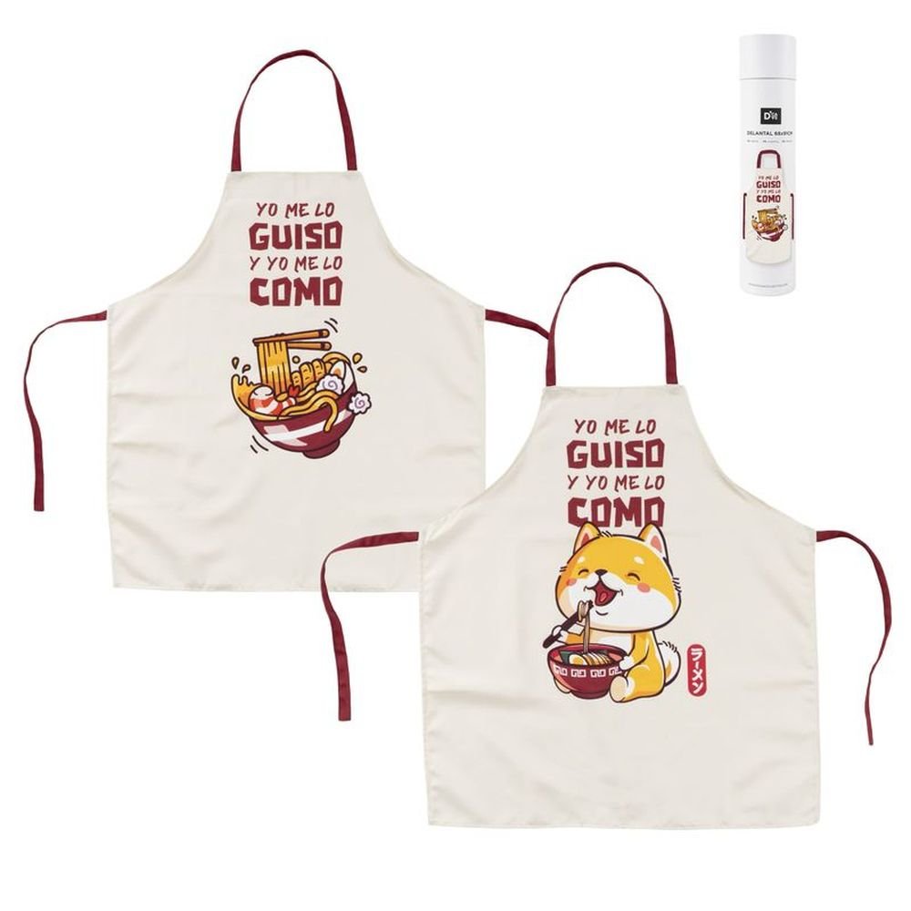Delantal Wok Yo Me Lo Guiso Surtidos Marca DCASA