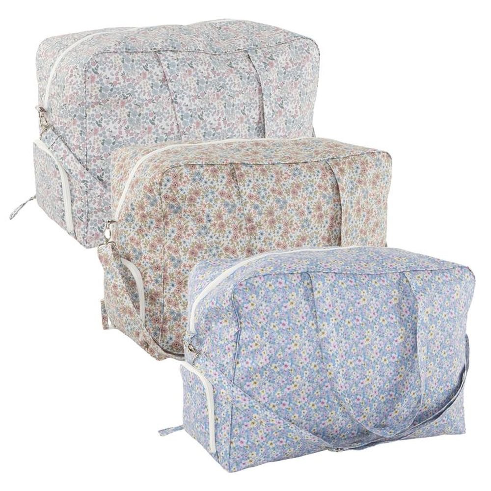 BOLSA DE VIAJE WATERPROOF FLORES SURTIDO | DCASA Imagen principal del producto
