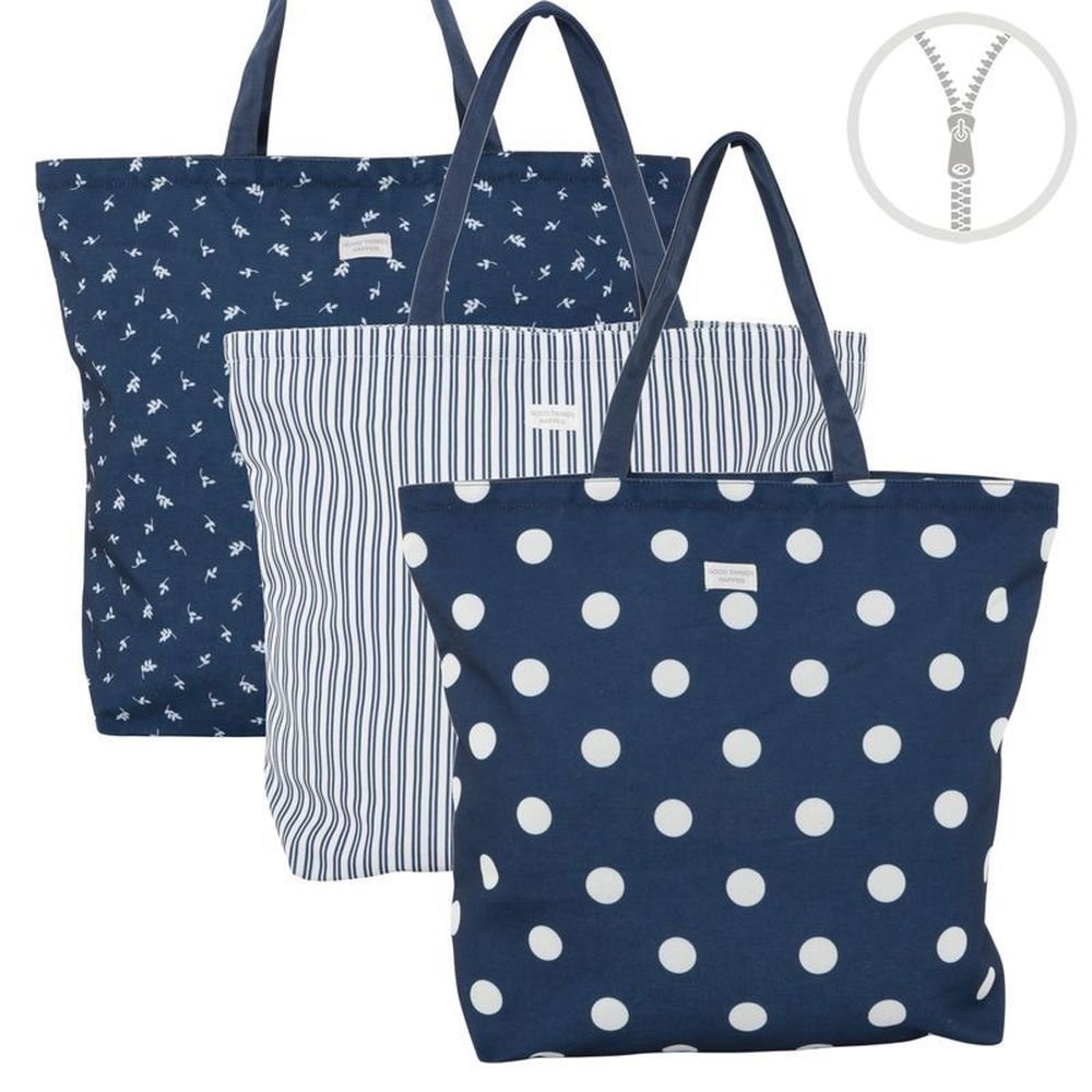 BOLSO CON CREMALLERA BRIDGET AZUL SURTIDOS | DCASA | 1 UNIDAD | 8435683292459 Imagen principal del producto