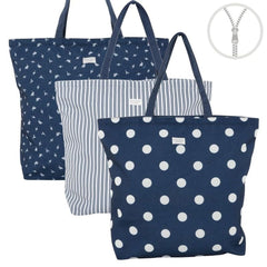 BOLSO CON CREMALLERA BRIDGET AZUL SURTIDOS | DCASA | 1 UNIDAD | 8435683292459