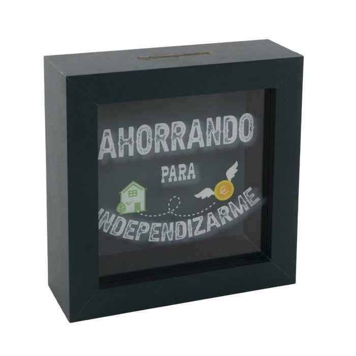 HUCHA DE MADERA INDEPENDIZARME | DCASA | 1 UNIDAD | 8435683293470