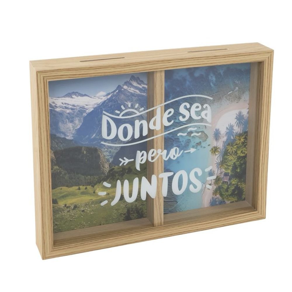 Hucha Doble Mar o Montaña Marca DCASA Imagen principal del producto