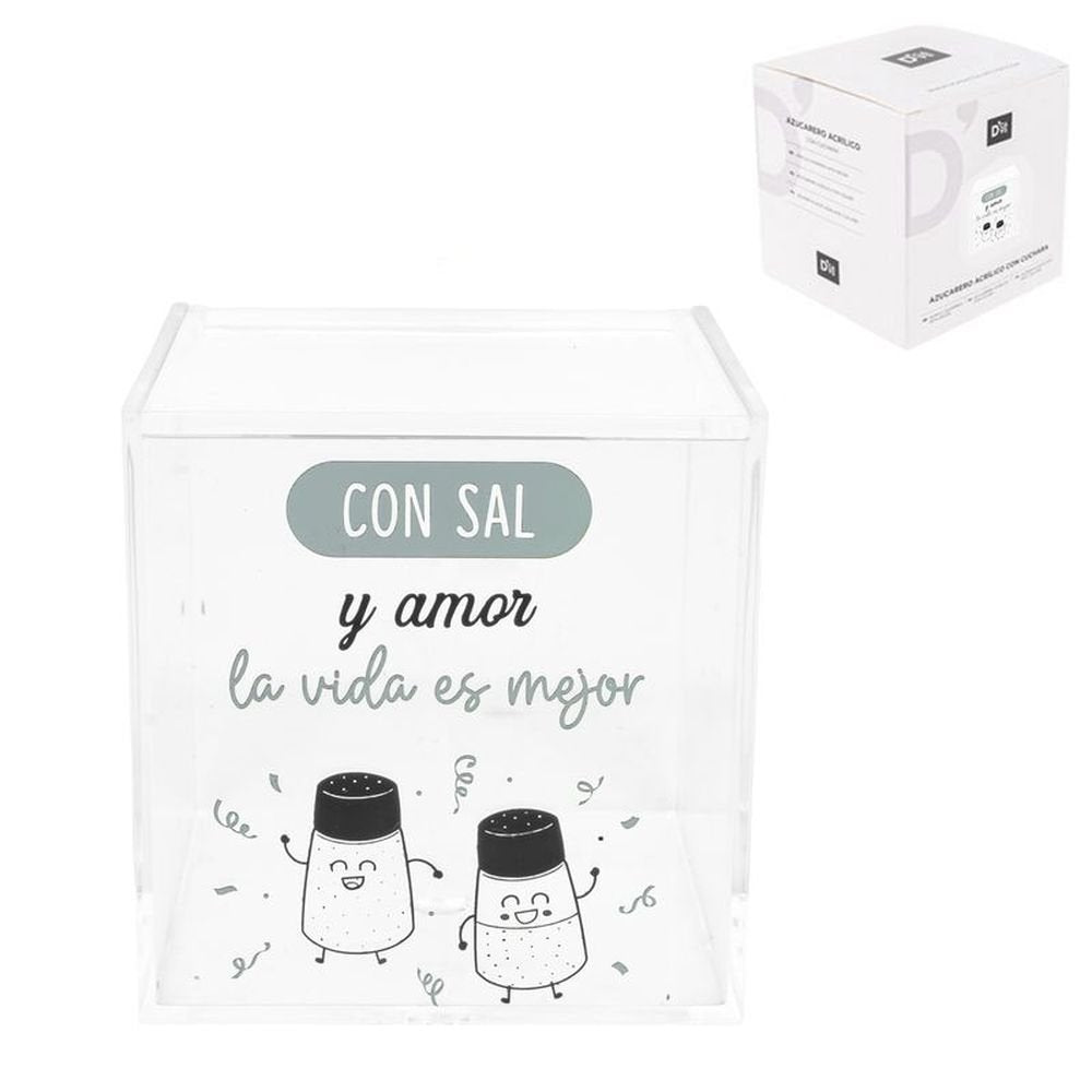 Salero Acrilico La Vida DCASA Pack 1