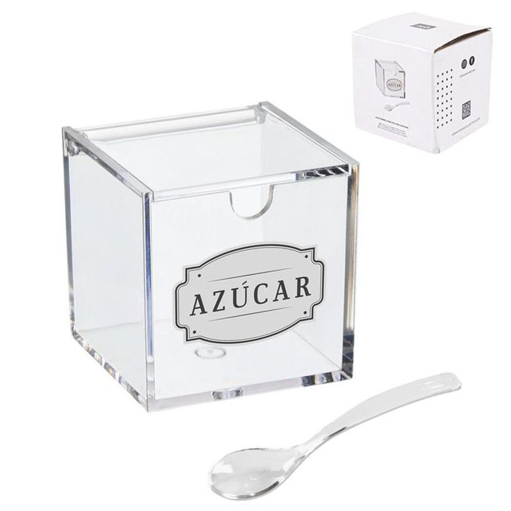 Azucarero Acrílico con Cuchara Azucar DCASA Imagen principal del producto