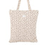 Bolsa algodón con cremallera flores DCASA