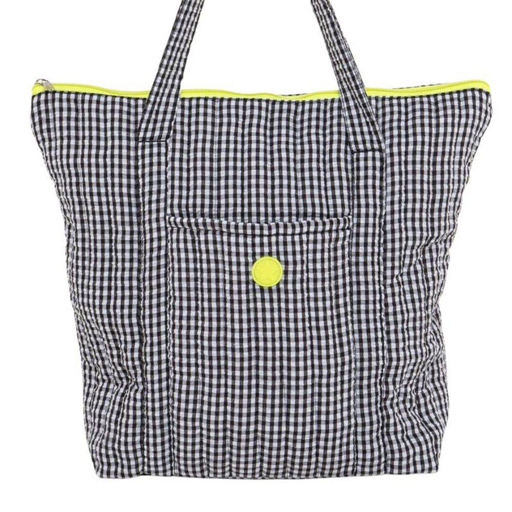 Bolso Vichy con Cremallera Marca DCASA Imagen principal del producto