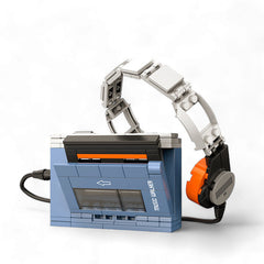 MAQUETA BLOQUES CONSTRUCCION WALKMAN CASSETTE PLAYER | ROLIFE MADNESSTOYS MAQUETAS | 1 UNIDAD | 8435691400211