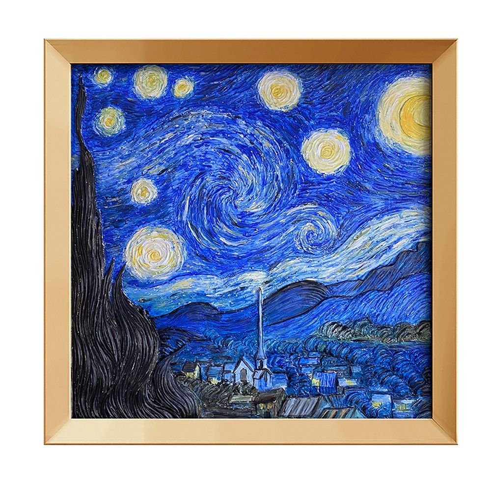 Set de Pintura 3D La Noche Estrellada Madnesstoys