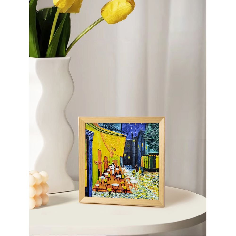 Set de pintura 3D Cafe Terrace at Night de Madnesstoys